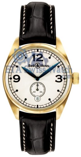 Bell & Ross Vintage 123 Gold Pearl - zum Schließen ins Bild klicken