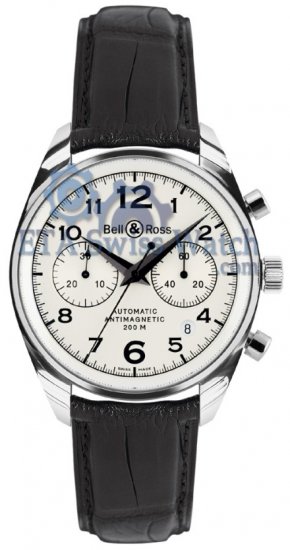 Bell and Ross Vintage 126 Geneva White - Click Image to Close