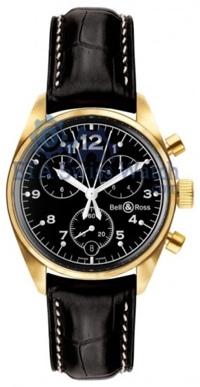 Bell and Ross Vintage 120 Gold Black - Click Image to Close