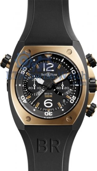 Bell & Ross BR02 Chronograph Pink Gold