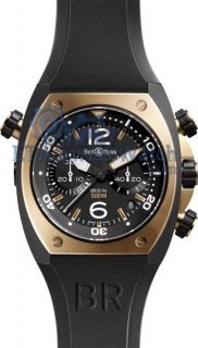 Bell and Ross BR02 Chronograph Pink Gold