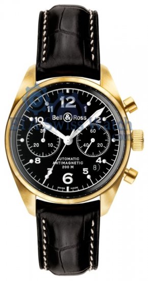 Bell and Ross Vintage 126 Gold Black
