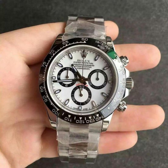 Rolex 116500LN Panda Daytona White Dial - zum Schließen ins Bild klicken