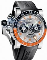 Graham Chronofighter Oversize 2OVASGMT.S01A.K10B Grandes GMT Fec